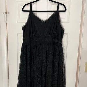 Torrid 2X black lace dress